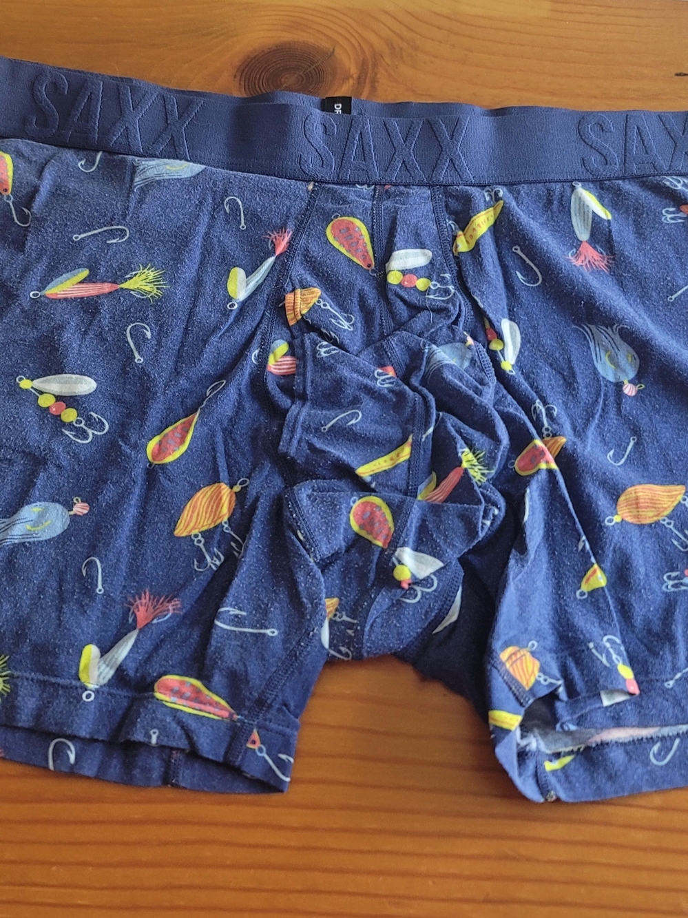 Men's Patterned Boxer Briefs Bundle - Tropical & Navy Prints - Picture 6 of 7
